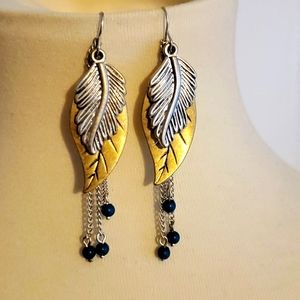 NEW Feather & Leaf Earrings